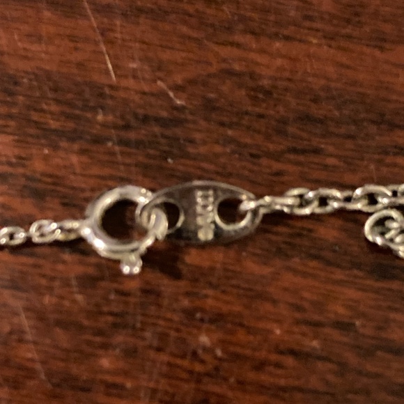 Star Charm on Silver Chain Necklace - Picture 5 of 6